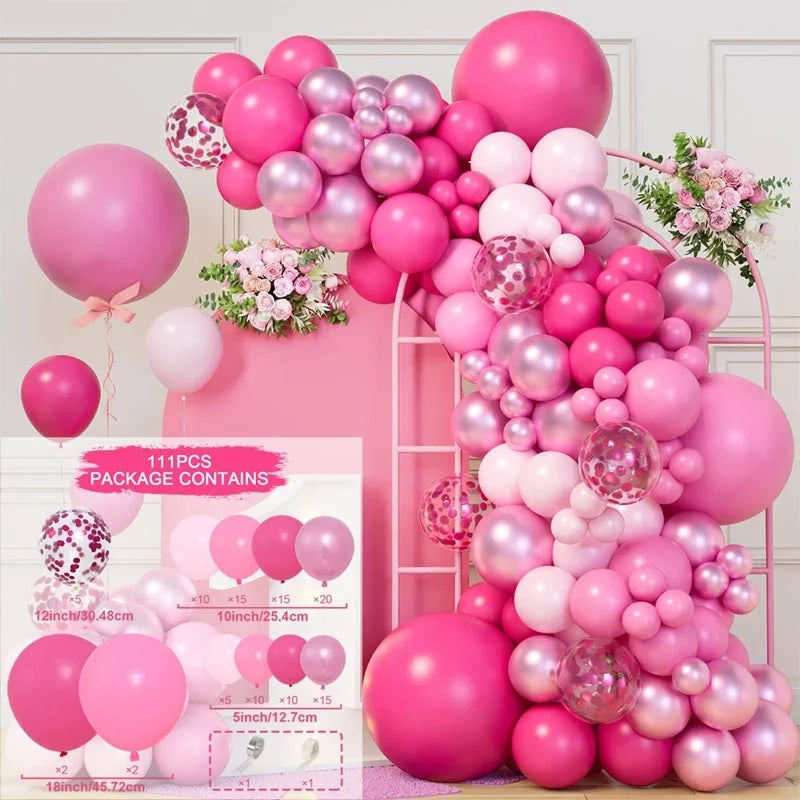 Balloon Garland Arch Kit Birthday Party Decoration Girl Birthday Foil Balloon Bridal baptism Decor Globos Wedding Party Suppl