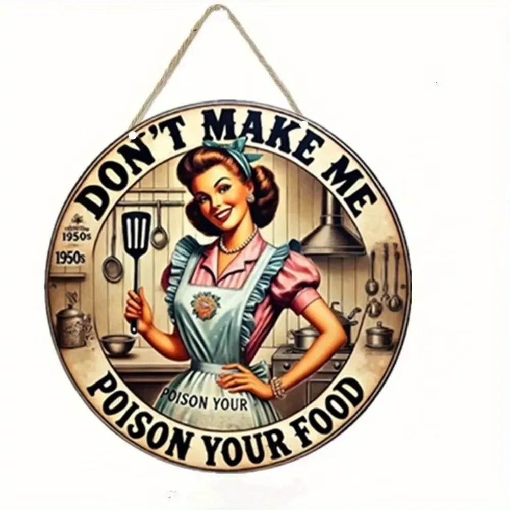 Bohemian 'I Baked You Some Cupcakes' Wall Art - for Home, Cafe, Bar & Garage Decor | Rustic Look,High-Quality Print,easy Hang