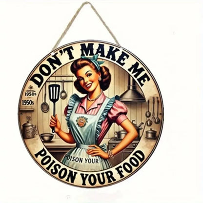 Bohemian 'I Baked You Some Cupcakes' Wall Art - for Home, Cafe, Bar & Garage Decor | Rustic Look,High-Quality Print,easy Hang