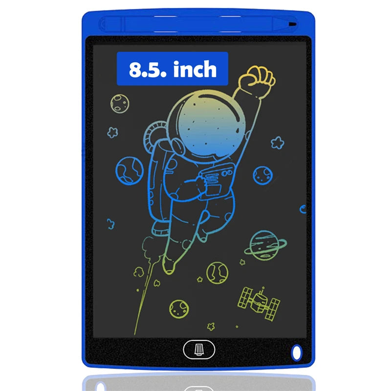 LCD Writing Tablet, Electronic Doodle Pad, 8.5 Inch Colorful Drawing Board for Kids, Eye Protection, Toys for children - Blue