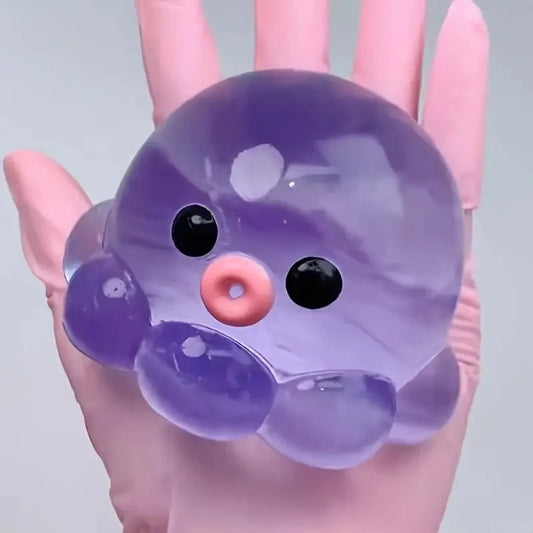 Homemade Bubble Octopus Squeeze Toy for Relax Fun Party & Birthday Gift Slow Rebound TPR Material Interactive Sensory Game To