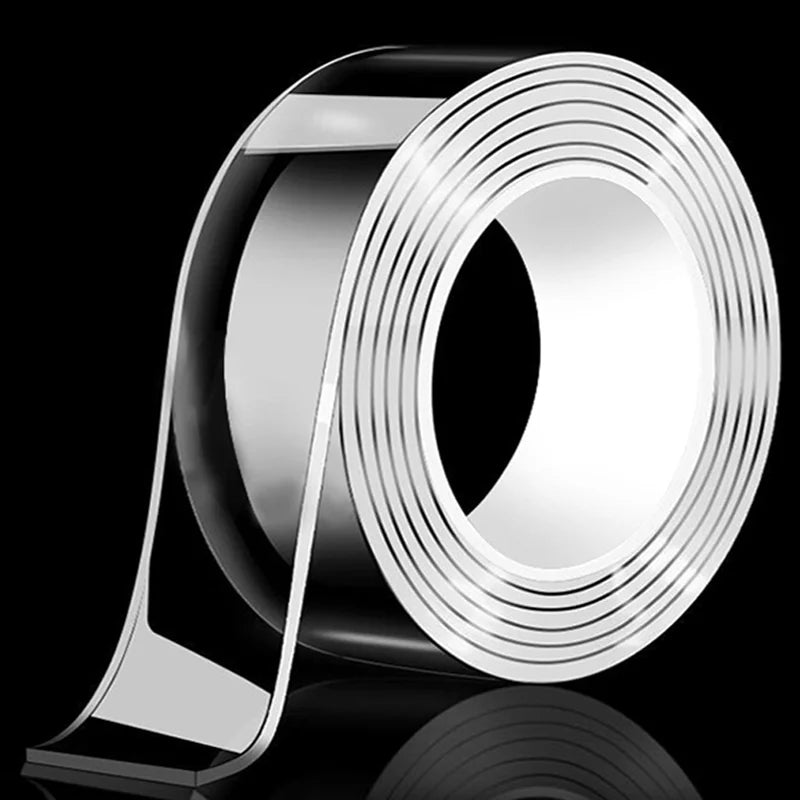 Nano Double sided Adhesive Tape Extra Strong Waterproof Transparent Traceless Tape Thickened Reusable Decorative Tape Home To