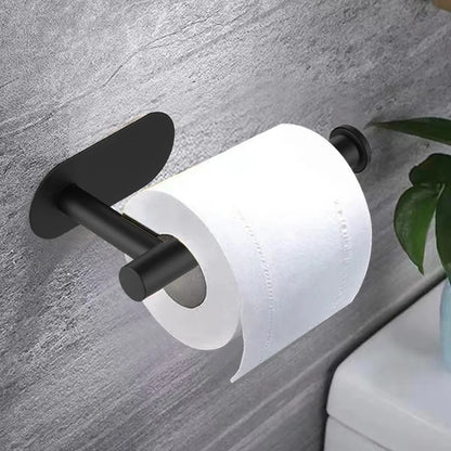 Adhesive Toilet Paper Holder Stainless Steel Tissue Hanger Waterproof Toilet Paper Stand Bathroom Accessories Paper Towels Ho