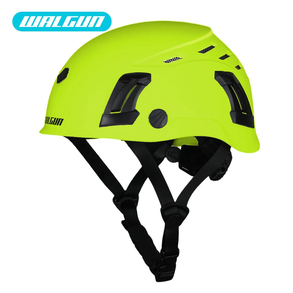 WALGUN K202 Construction Work Safety Helmet with Goggle Lens Visor Ear Protection Hat Electrician Work-at-height Climbing Hel