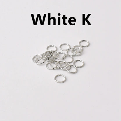 100-200Pcs/Lot 3-8mm Single Loop Open Jump Rings Split Rings Connectors For Jewelry Making Supplies Diy Handmade Accessories 