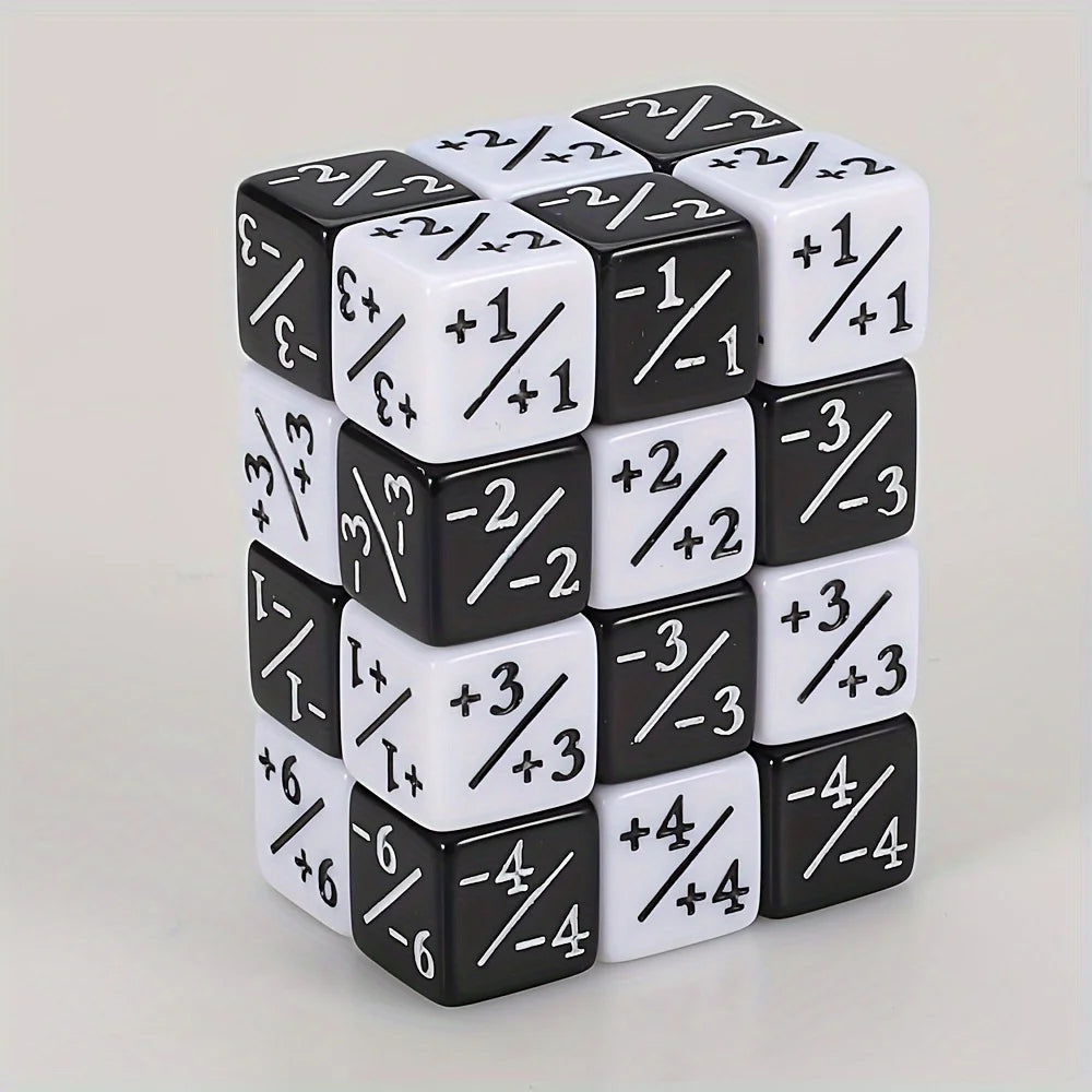 24pcs Magic Party Counting Dice Set With Starry Sky Design - Perfect For Mtg Card Games & Magic Games Enhance Math Skills - 2