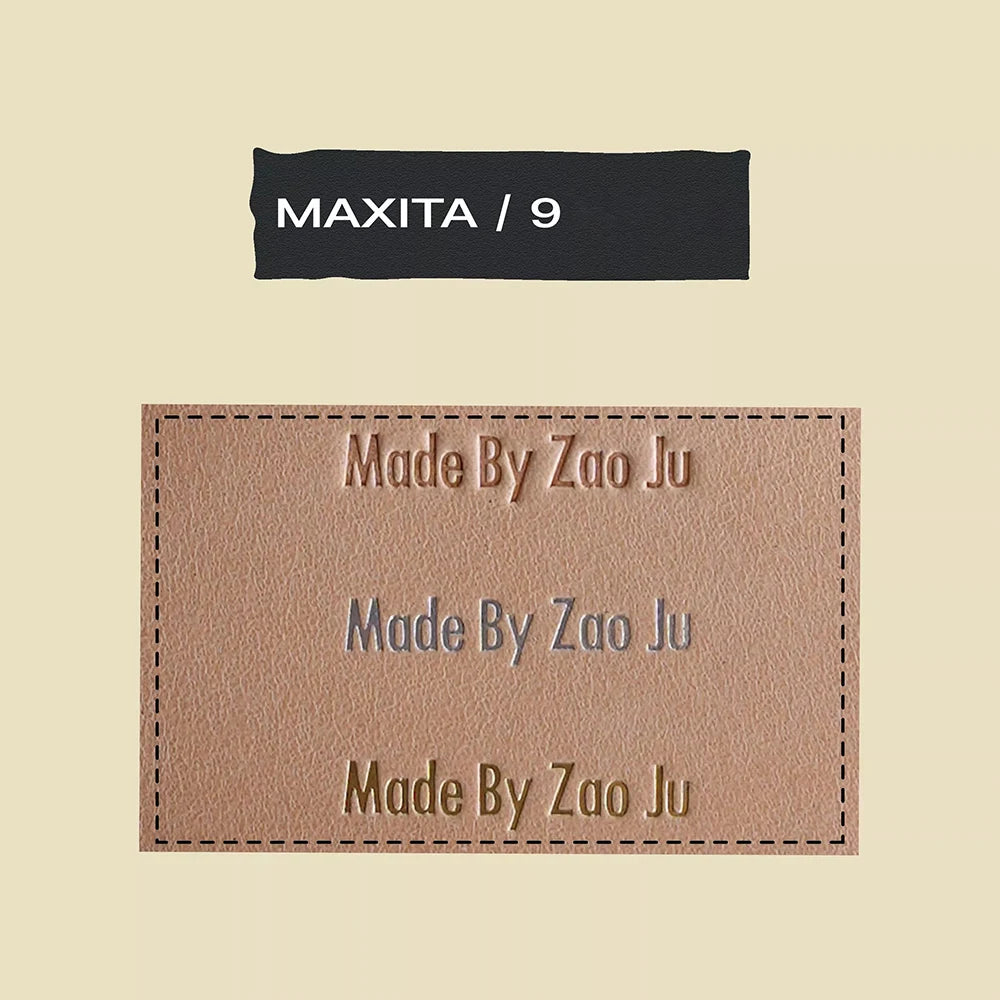 MAXITA Movable Type Hot Foil Stamping Kit | English Brass Type Set for Leather Craft, Packaging, and DIY Embossing 306Pcs - F