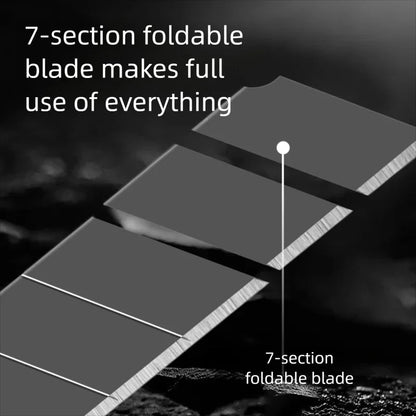 Deli Heavy Duty Utility Knife Black SK5 Carbon Steel Blades 9mm/18mm Auto-Retractable Box Cutter Sharp for Cardboard Cartons