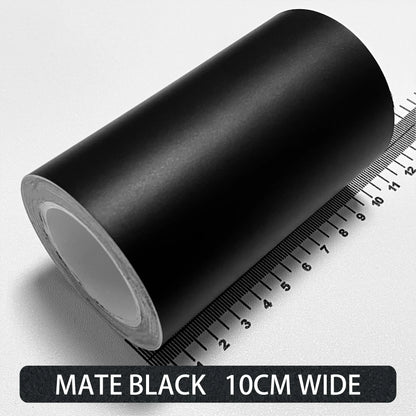 Carbon Fiber Automotive Adhesive Tape Roll Matte Black Protective Car Film Self-Adhesive Film 3D Vinyl Car Film Accessories -