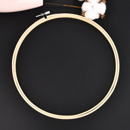 Wooden Embroidery Hoops Frame Set Embroidery Hoop Ring Machine Needlecraft Household Sewing Tools Needlecraft Sewing