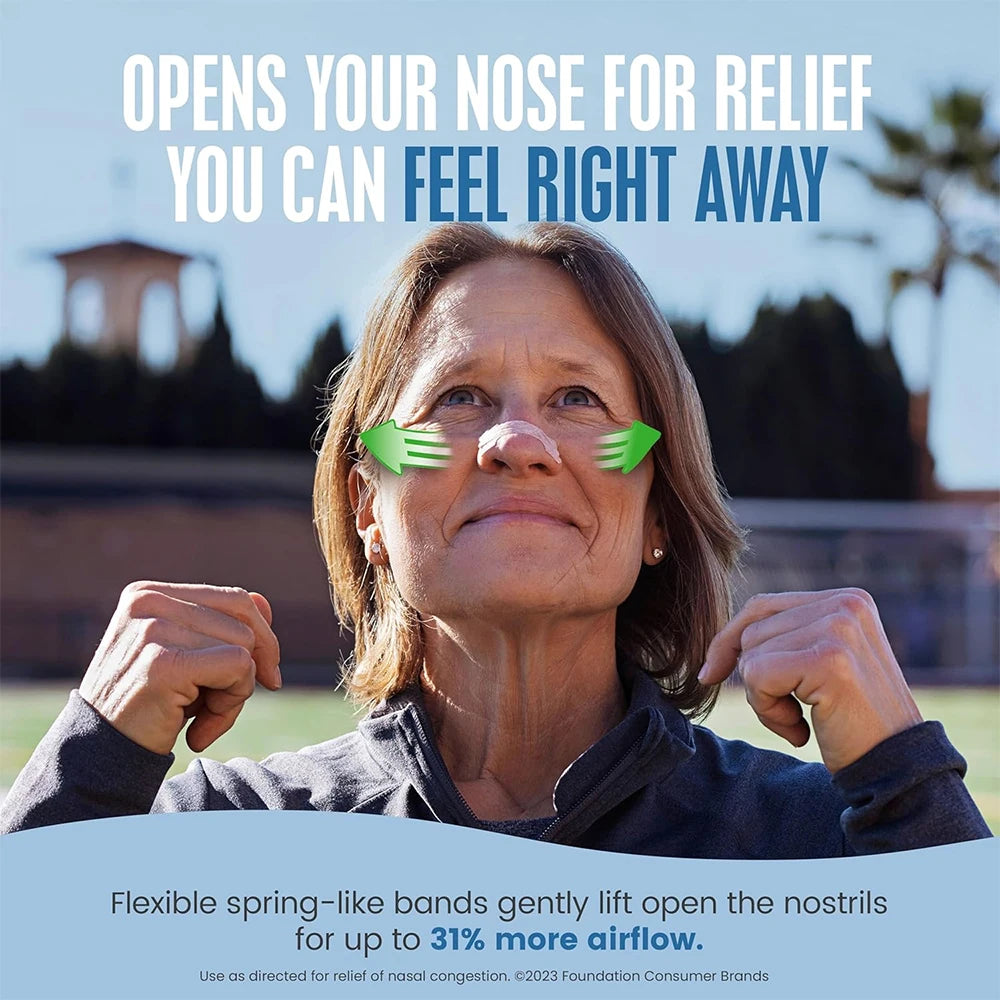 30/60/90Pcs,Sleep Nasal Strips,Nose Breathe Strips,Anti Snoring Nose Strips for Breathing,Exercise Air Inhalatiand Improve Sl