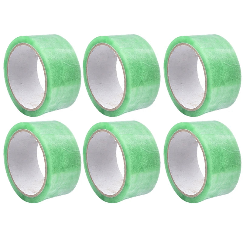 1800inch/Roll Transparent Tape Packaging Tools Office Packing Supplies Waterproof PP Material Durable Can Be Written As Marki