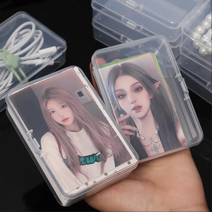 3/5/10Pcs Transparent Plastic Boxes Playing Cards Container Storage Case Packing Poker Game Card Box Board Games Card Organiz