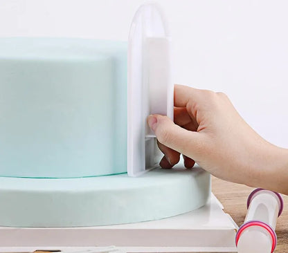 1 Piece Small Icing Fondant Cake Decorating Sugar Craft Sugarcraft Icing Mold Plastic Cake Smoother Polisher Tools