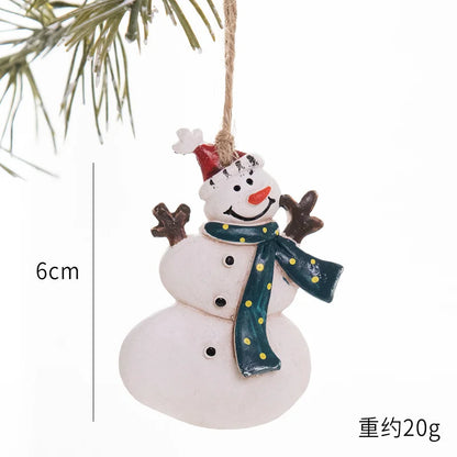2022 Christmas Tree Decorations Christmas Resin Pendant Ornaments Home Decor DIY Kids Toys Gifts DIY Handmade Jewelry - A2