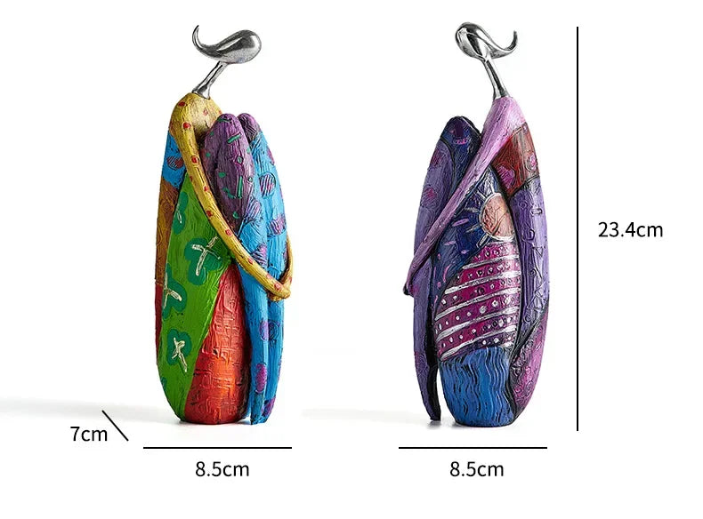 Abstract Character Ornaments Home Living Room TV Cabinet Decoration Office Art Yoga Decoration Statue Sculptures