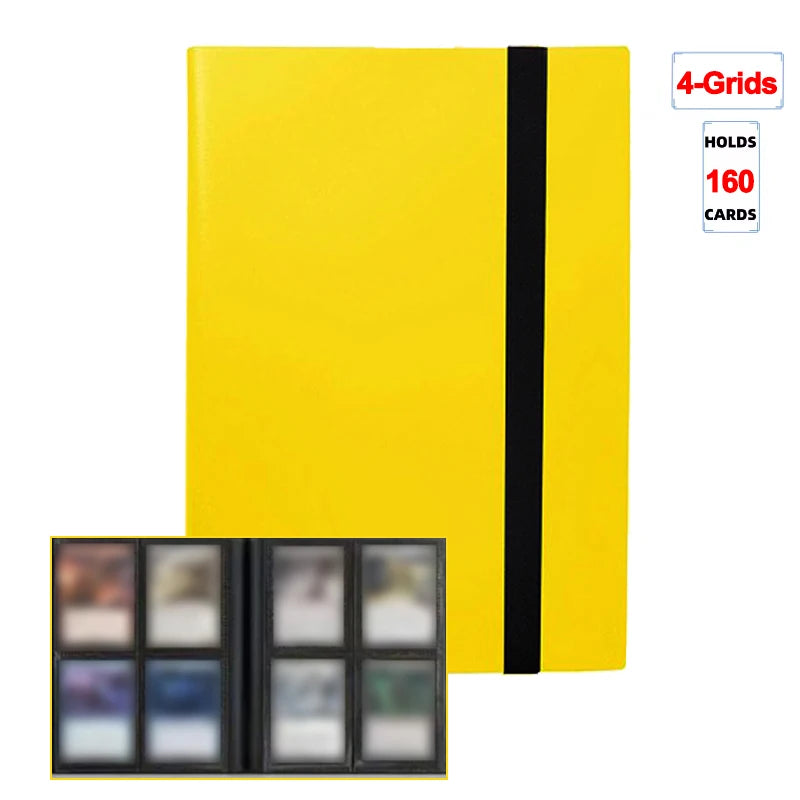 1Pc Card Binder 160/360/480 Trading Card Holder Book Durable Side Loading Card Book With Gaming Cards PP Cover Binder For Car