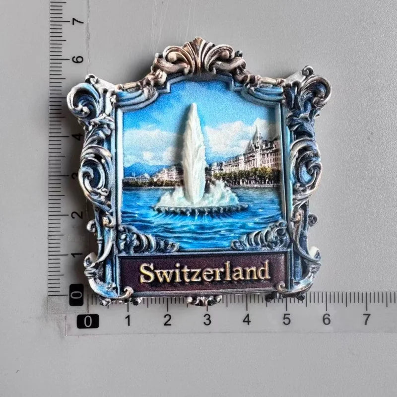 Switzerland Tourist Souvenir Fridge Magnets Jungfraujoc Luzern Zermatt Zermatt Geneva Bern Basel Interlaken Home Decor Sticke