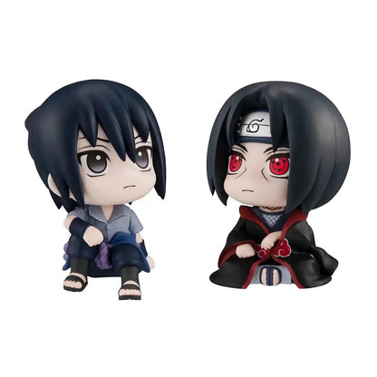 Action Figure Kakashi Q Naruto Anime Figure Toy Version Kawaii Sasuke Itachi Figurine Car Decoration Collection Model Toys