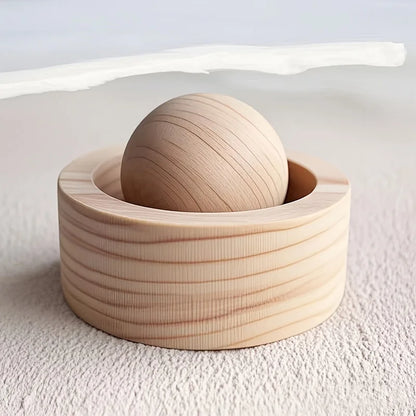 Car & Home Essential Oil Diffuser - Made of Wood Mini Cute Natural Fragrance Diffuser Suitable for Bedroom Living Room Bathro