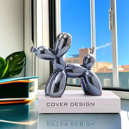 Ceramics Balloon Dog Sculpture Home Decor Room Decoration Accessories Office Nordic Animal Decorative Sculptures Figurinesnee