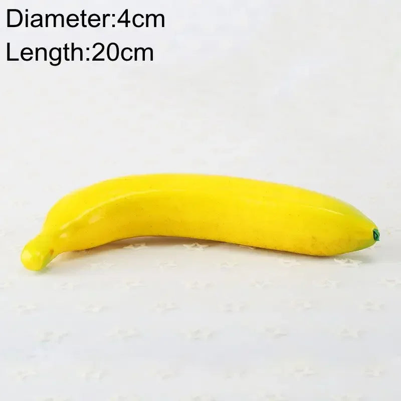 Artificial Fruits and Vegetables Home Decoration Fake Orange Peach Apple Pear Grape Lemon Peach Ornament Food Photography Pro