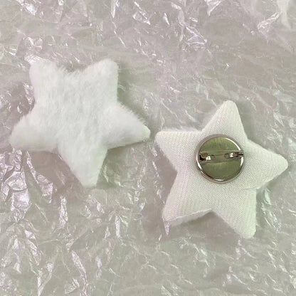 5/1Pairs Small Angel Wings Brooch Japanese Plush Angel Wings Brooch Badge Sweet Pin Doll Cosplay Y2K Fluffy Angel Wing Bag De