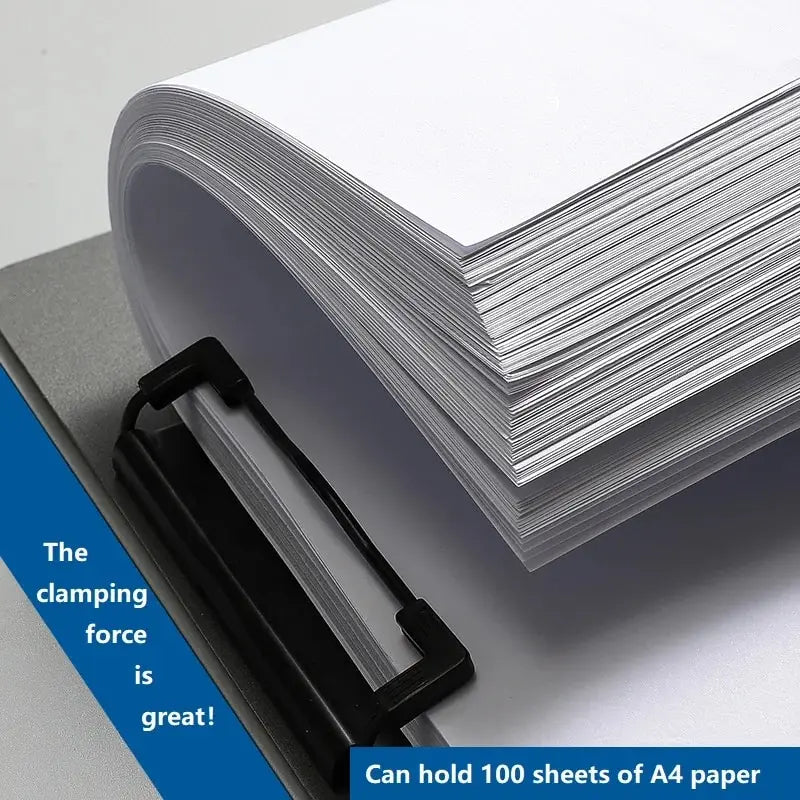 1pc A4 File Folders, Documents Organizer, Clipboard With Cover, A4 Paper Folder For Business & School, Stationery & Office Su