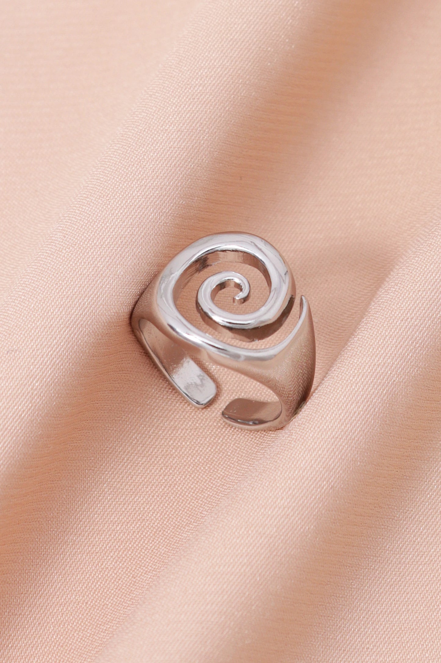 Vintage Punk Irregular Hollow Rotundity Metal Open Rings for Women Gothic Rings Y2K Jewelry