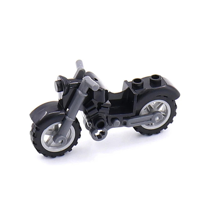 Military Motorcycle Car Weapon Model Building Blocks Educational Toys for Children Gifts City Military Motor Kids Gifts Toy -