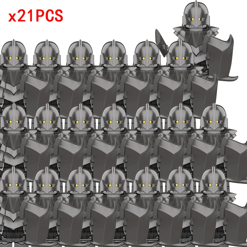 Medieval Movie Knights Building Blocks toys Lord Ring Figure Bricks Toy Christmas birthday gifts