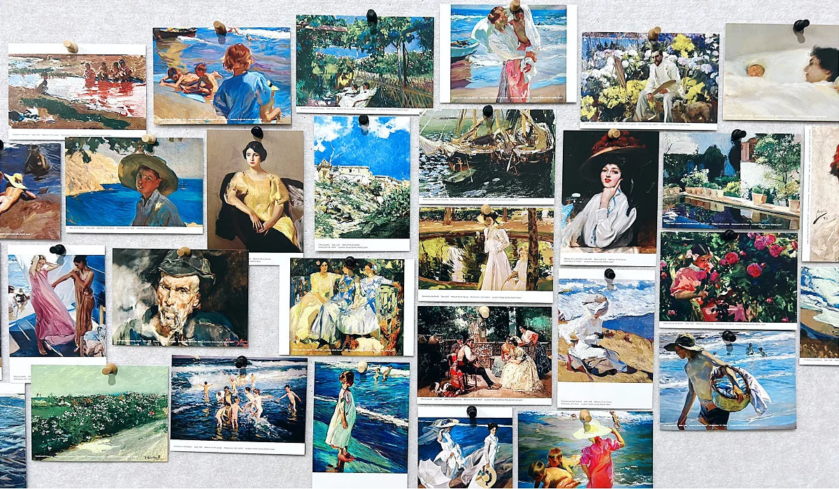 30 Sheets/Set Famous Artists Series Poster Postcards Art Greeting Card Oil Painting Wish Card For DIY Gift Decoration Message