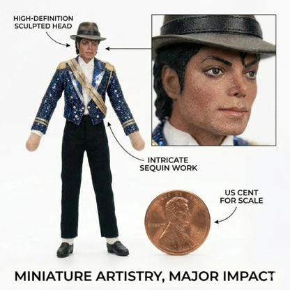 Michael Jackson Bendable Doll Flexible Wire Frame Poseable MJ Abstract Rat Jerky Doll King of Pop Collectible Fan Gift