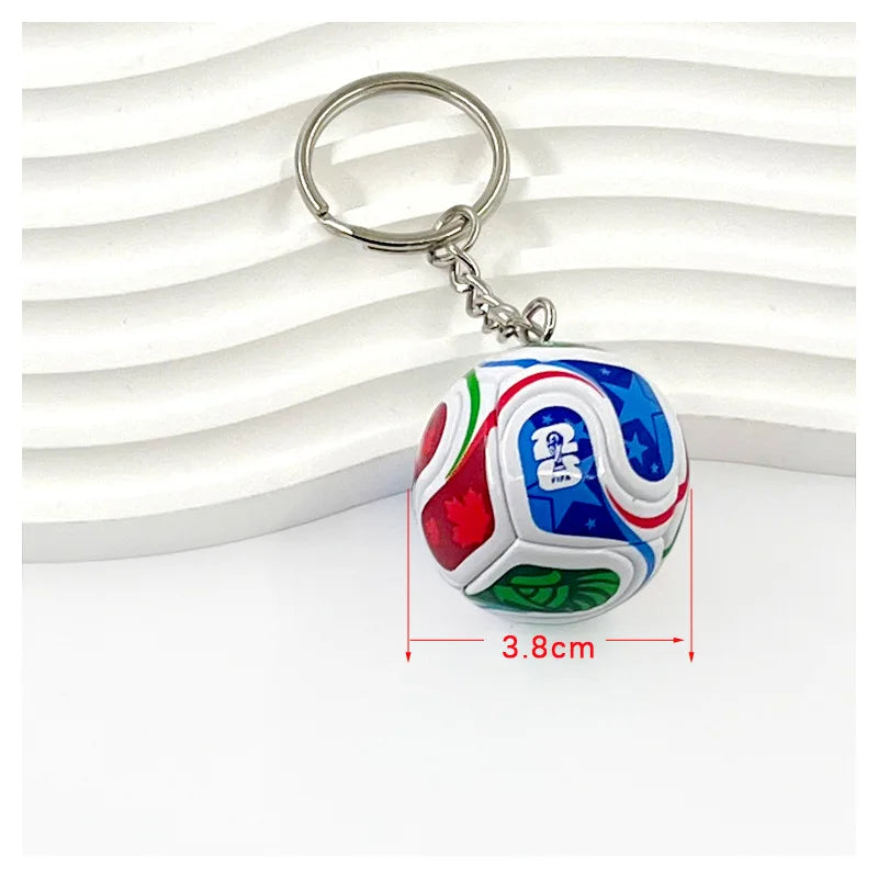 2026 FIFA Trophy Keychain Football Trophy Pendant Soccer Fan Souvenir Backpack Charm Collectible Gift Mascot Model - K
