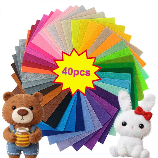 20×30 cm thin and durable felt fabric, available in various colors, is suitable for handicrafts making, DIY crafts and sewing