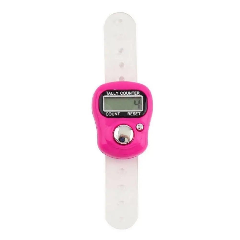 Mini Electronic Finger Counter Hand Tally Clicker Counter Ring Digital Counters Knitting Row Counter New