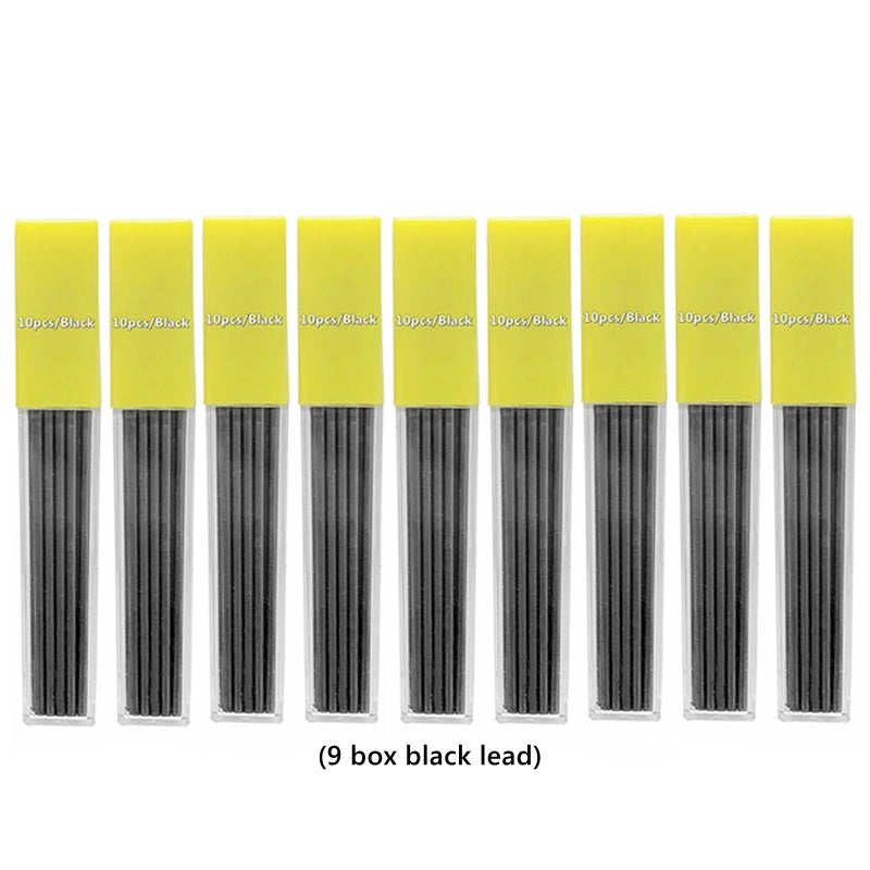 2.0 mm Mechanical Pencils Set 2B Automatic Student Pencils with Sharpener Color Pencil Leads School Pens Kawaii Cute Statione