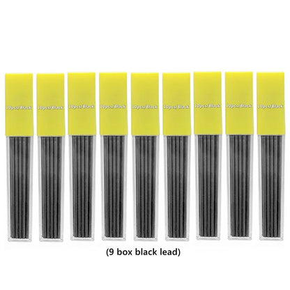 2.0 mm Mechanical Pencils Set 2B Automatic Student Pencils with Sharpener Color Pencil Leads School Pens Kawaii Cute Statione