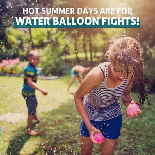 111Pcs Summer Water Balloons: Fast Fill Water Balloons for Pool Party, Outdoor Team Game, Beach Splash Toy, Festival Decor