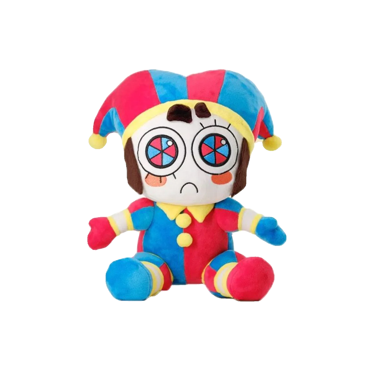 The Amazing Digital Circus Pomni Jester Clown Plush Toy Soft Stuffed Cartoon Doll Home Decor Throw Pillow For Adult Collectio