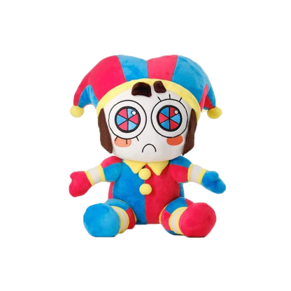 The Amazing Digital Circus Pomni Jester Clown Plush Toy Soft Stuffed Cartoon Doll Home Decor Throw Pillow For Adult Collectio
