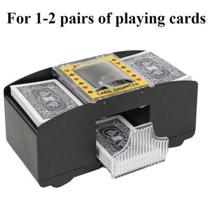 Automatic Card Shuffler Playing Card Dealer Shuffling Machine Casino Card Shuffler for UNO Blackjack Texas Hold'em Poker Card