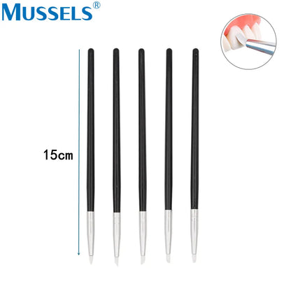 5Pcs Dental Resin Brush Pens Silicone Shaping Nails Art for Adhesive Composite Porcelain Teeth Dentist Tools Lab DIY Paint Li
