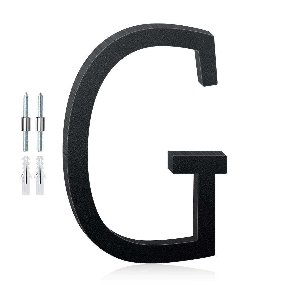 3-12inch Floating Aluminum House Numbers, Modern Metal House Address Numbers Letters, Aluminum Address Letters for Outside - 