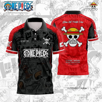One Piece Anime Luffy Gear 5 3D Print Football Jersey For Men Tshirt Summer Sports Polo Shirt Casual Cosplay Tees Kids/Adult 