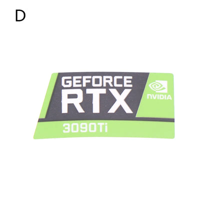 Laptop Graphics Card Label Laptop Desktop Label For Computer PC Laptop Accessories RTX 3090TI 3080TI 3070 3060 Desktop Sticke
