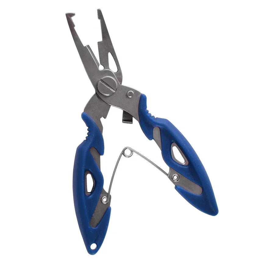 Multifunction Fishing Pliers Tools Accessories for Goods Winter Tackle Pliers Vise Knitting Flies Scissors Braid Set Fish Ton