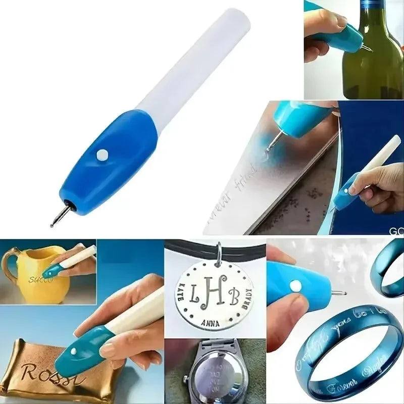 Mini Wireless Engraving Pen Precision Electric Engraving Pen Name Writing Engraving Tool for Crafts and DIY