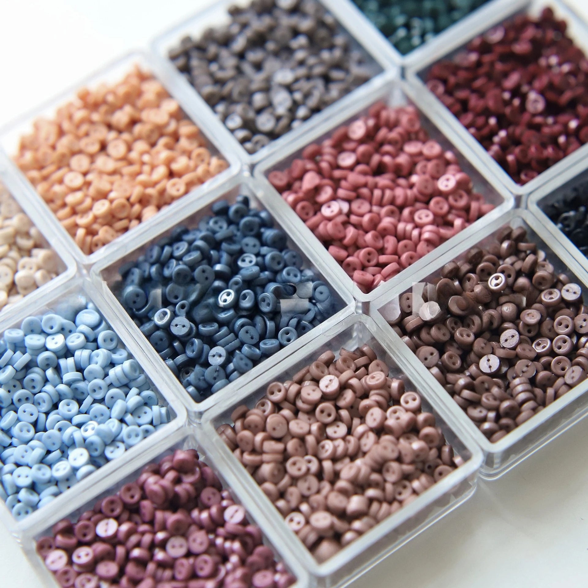 3mm Retro Mini Buttons Resin Doll Buttons for DIY Handmade Sewing Dolls Toys Accessories Dolls Clothes Shoes Sewing Scrapbook