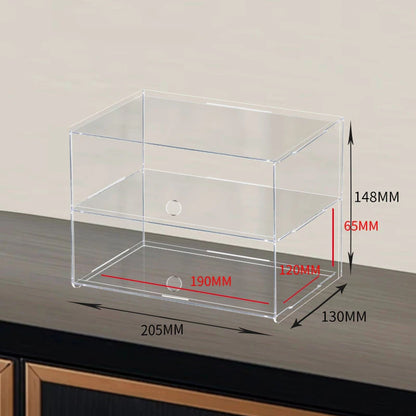 2-5 Layer Acrylic Car Model Display Case for Lego Speed Racing Series,Display Box Car Transparent Scene Storage Dust Cabinet 